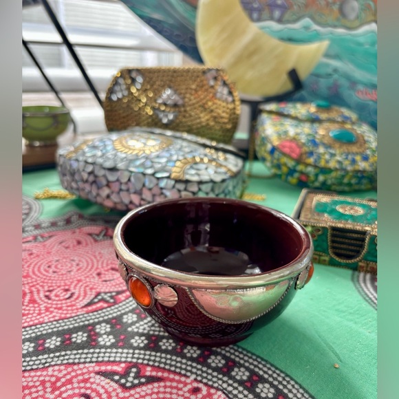 Handcrafted Ceramic bowl from Morocco - Picture 6 of 7